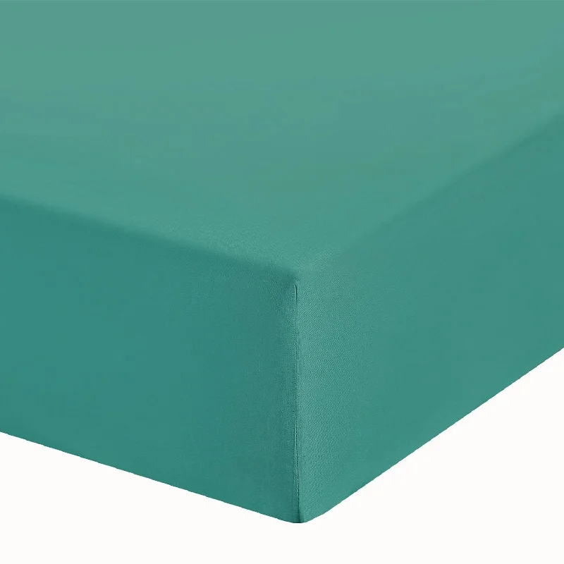 Teal Fitted Sheet Fully Elasticated Single Double and King Size