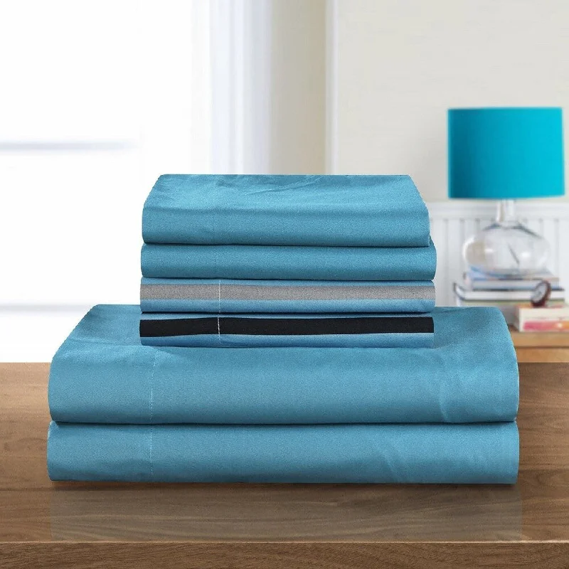 Chic Home Clifton Striped Printed/ Solid 12-Piece Sheet Set