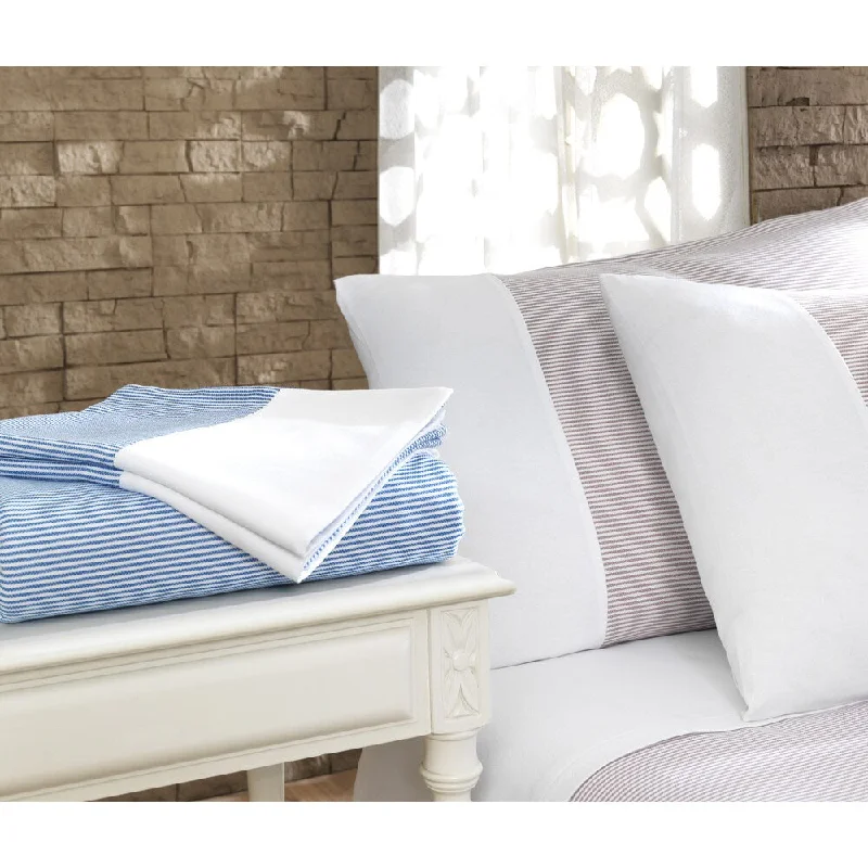 Pamuk Luxury Stripe 300 Thread Count Turkish Cotton 4-piece Sheet Set