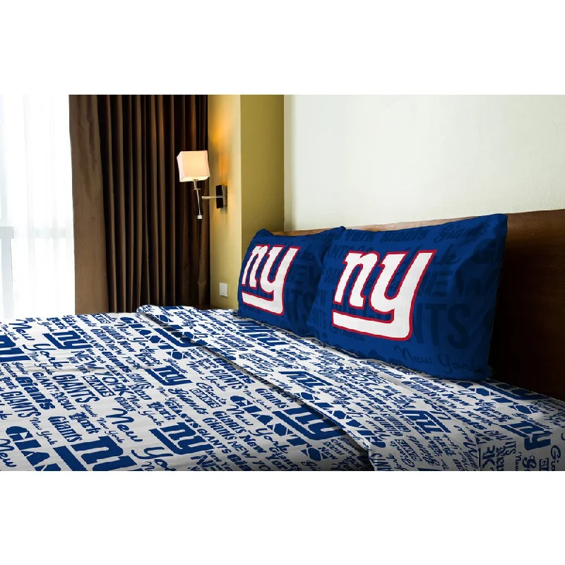 NFL 821 NY Giants Anthem Full Sheet Set