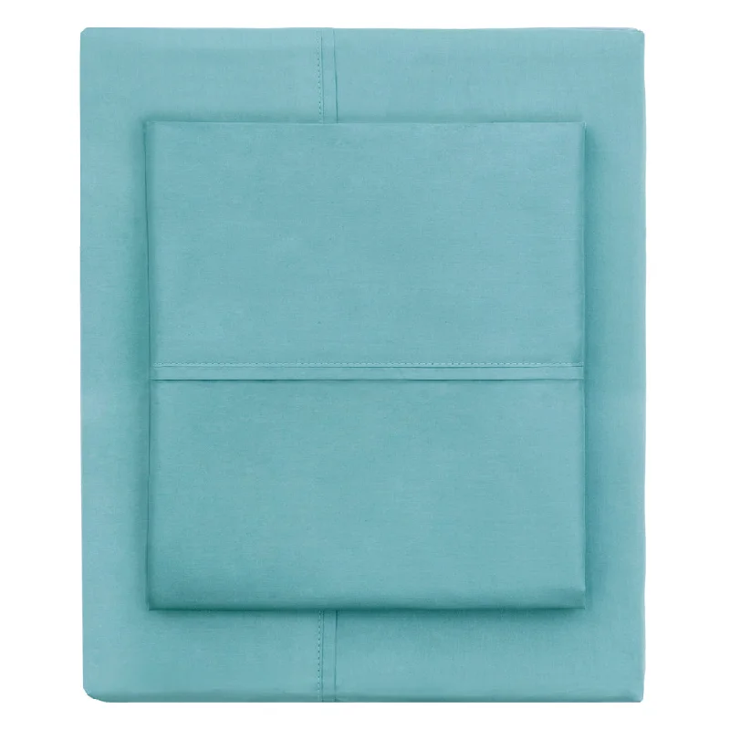 Turquoise 400 Thread Count Sheet Set (Fitted, Flat, & Pillow Cases)