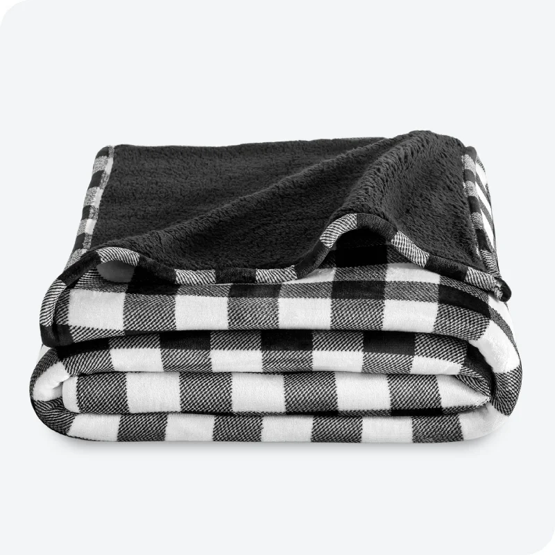Buffalo Plaid - White/Black