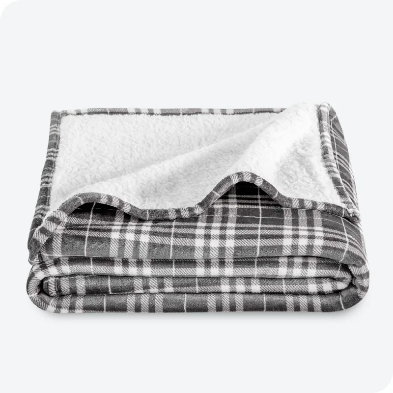 Stirling Plaid - Grey/White