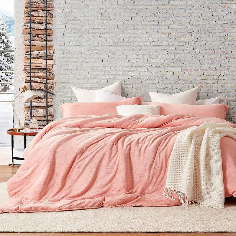 Bamboo - fiber - filled comforters with antibacterial and breathable qualitiesGit Cozy - Coma Inducer® Oversized Comforter Set - Charlotte Peach