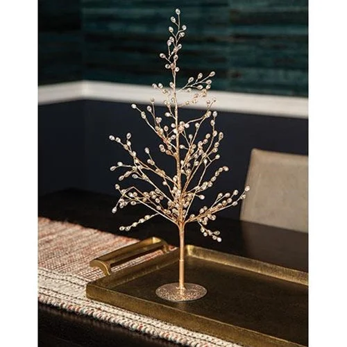 Gold Crystal Tree 18"