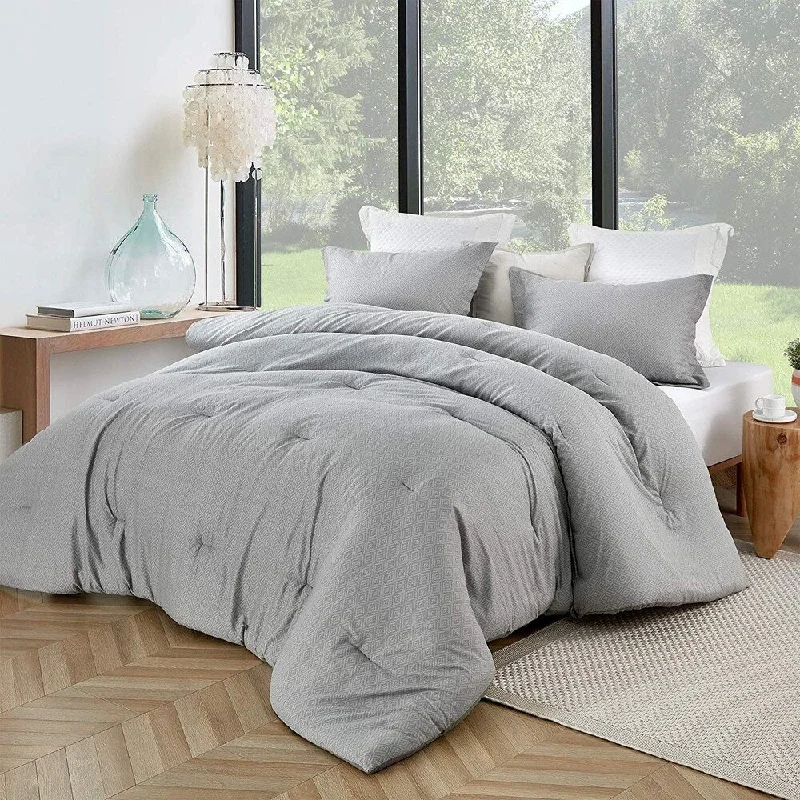 Queen - size comforters for standard queen - sized mattressesGray Jager Comforter - 100% Cotton