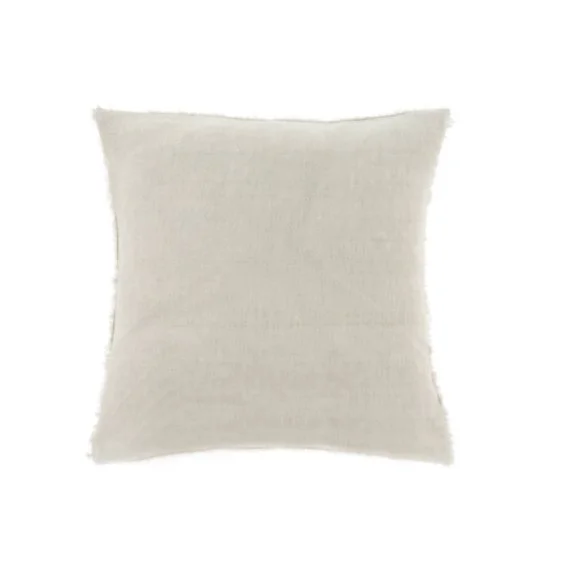 Bamboo fiber blankets with natural antibacterial propertiesLINA LINEN PILLOW  - IVORY