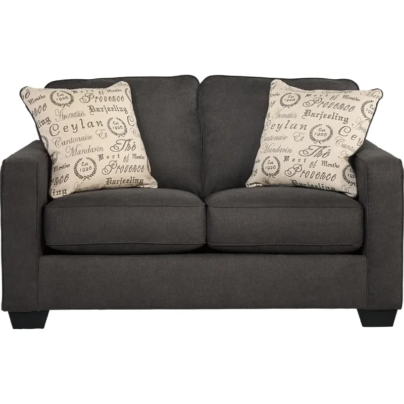 Alenya Loveseat - Charcoal