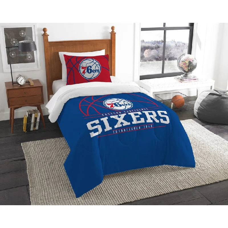 Queen - size comforters for standard queen - sized mattressesThe Northwest Company NBA Philadelphia 76ers Reverse Slam Twin 2-piece Comforter Set